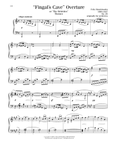 Fingal's Cave Overture von Felix Mendelssohn (Download) 