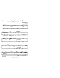 Brandenburg Concerto No. 5 in D Major, First Movement Excerpt (Download) 