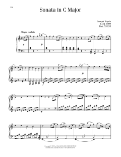 Sonata In C Major, Hob. XVI: 35 (Download) 