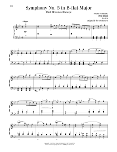 Symphony No. 5 in B-flat Major, First Movement Excerpt (Download) 