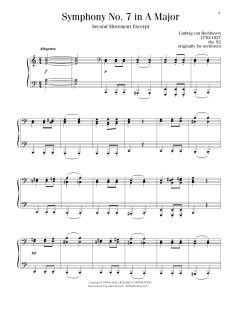 Symphony No. 7 In A Major, Second Movement (Download) 