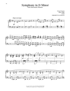 Symphony In D Minor, First Movement Theme (Download) 
