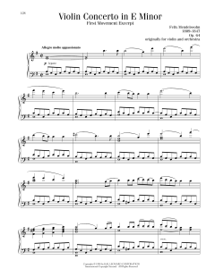 Violin Concerto in E Minor, First Movement Excerpt (Download) 