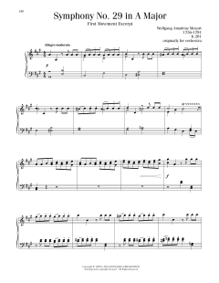 Symphony No. 29, First Movement Excerpt (Download) 