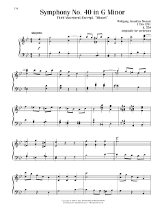 Symphony No. 40 In G Minor, Third Movement (Download) 