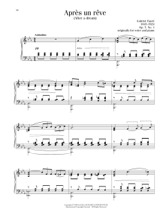 Apres Un Reve von Gabriel Fauré (Download) 