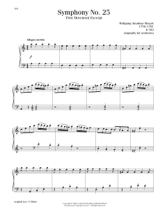 Symphony No. 25, First Movement Excerpt (Download) 