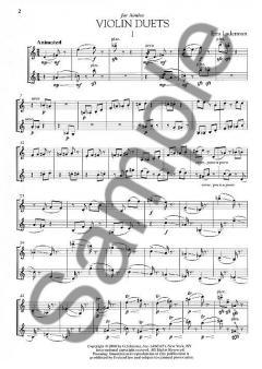 Violin Duets von Ezra Laderman im Alle Noten Shop kaufen