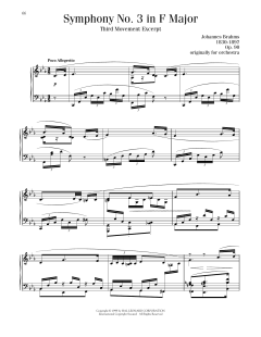 Symphony No. 3 In F Major, Op. 90 (Download) 