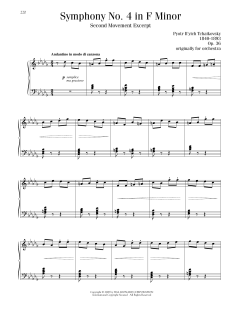 Symphony No. 4 In F Minor, Op. 36, Second Movement Excerpt (Download) 