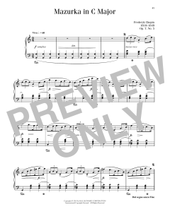 Mazurka, Op. 7, No. 5 von Frédéric Chopin (Download) 