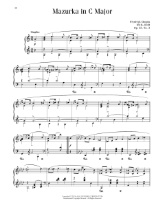 Mazurka, Op. 33, No. 3 von Frédéric Chopin (Download) 