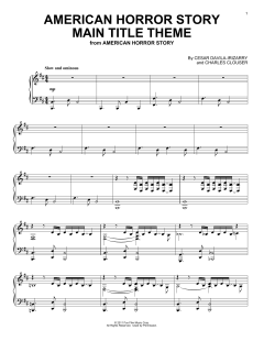 American Horror Story (Main Title Theme) von Charles Clouser (Download) 
