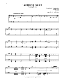 Capriccio Italien, OP. 45 (Download) 