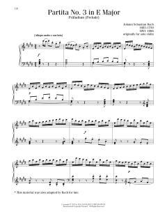 Partita No. 3 In E Major, BWV 1006 (Download) 