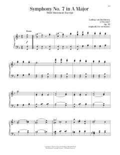 Symphony No. 7 In A Major, Third Movement (Download) 
