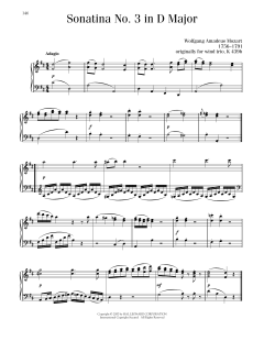 Sonatina No. 3 In D Major (Download) 