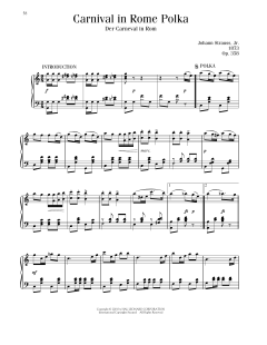 Carnival In Rome Polka, Op. 358 (Download) 