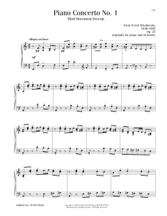 Piano Concerto No. 1 In B-Flat Minor, Op. 23, Third Movement Excerpt (Download) 