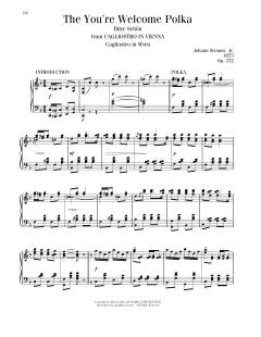 The You're Welcome Polka, Op. 372 (Download) 