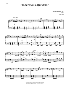 Fledermaus-Quadrille, Op. 363 (Download) 