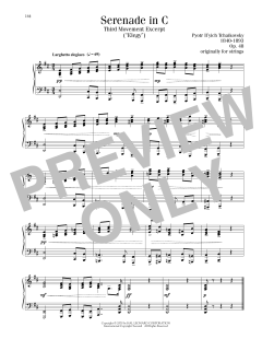 Serenade In C, Op. 48, Third Movement (Download) 