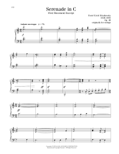 Serenade In C, Op. 48, First Movement Excerpt (Download) 
