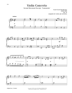 Violin Concerto in D Major, Op. 35, Second Movement (Download) 