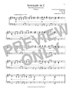 Serenade In C, Op. 48, Third Movement (Download) 