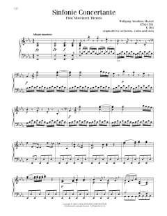 Sinfonie Concertante, First Movement Themes (Download) 