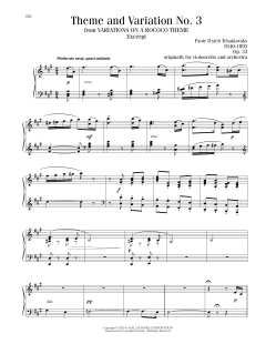 Theme And Variation No. 3, Op. 33 (Download) 