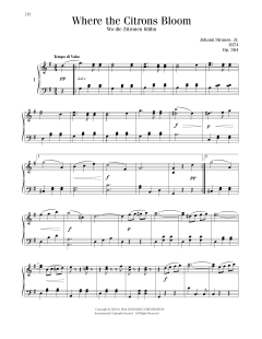 Where The Citrons Bloom, Op. 364 (Download) 