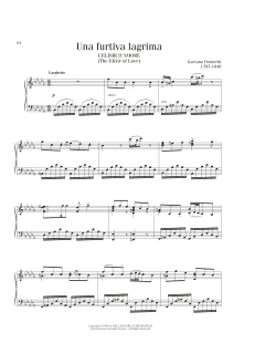 Una Furtiva Lagrima (The Elixir Of Love) (Download) 