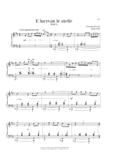 E Lucevan Le Stelle (Download) 
