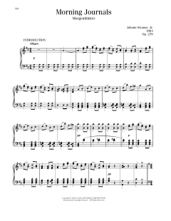 Morning Journals, Op. 279 (Download) 