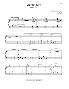 Vienna Life, Op. 354 (Download) 