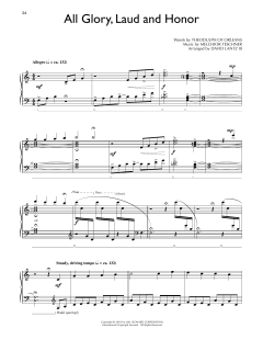 All Glory, Laud And Honor von John Mason Neale (Download) 