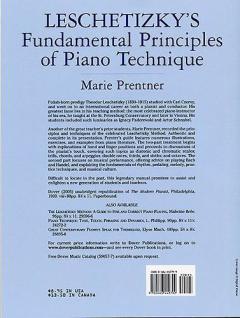 Fundamental Principles Of Piano Technique von Marie Prentner 