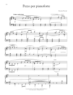 Pezzo per pianoforte (Piano Piece) (Download) 