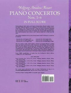 Piano Concertos Nos.1-6 von Wolfgang Amadeus Mozart 