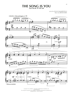 The Song Is You von Jerome Kern (Download) 