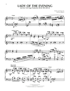 Lady Of The Evening von Irving Berlin (Download) 