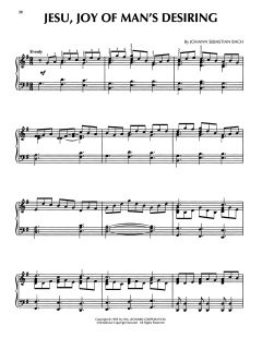 Jesu, Joy Of Man's Desiring von Johann Sebastian Bach (Download) 