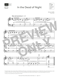 In the Dead of Night (Grade Initial, list C2, from the ABRSM Piano Syllabus 2025 & 2026) (Download) 