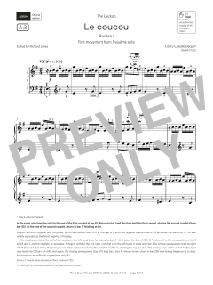 Le coucou (Grade 7, list A3, from the ABRSM Piano Syllabus 2025 & 2026) (Download) 