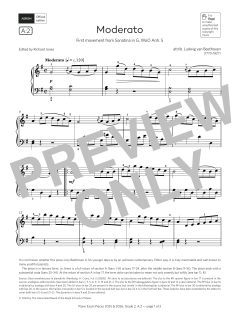 Moderato (Grade 2, list A2, from the ABRSM Piano Syllabus 2025 & 2026) (Download) 