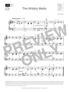 The Wibbly Waltz (Grade Initial, list C3, from the ABRSM Piano Syllabus 2025 & 2026) (Download) 
