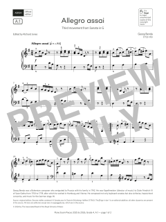 Allegro assai (Grade 4, list A1, from the ABRSM Piano Syllabus 2025 & 2026) (Download) 