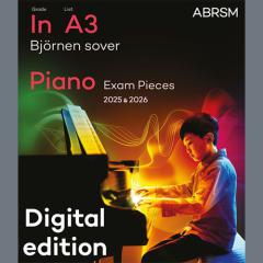 Bjørnen sover (Grade Initial, list A3, from the ABRSM Piano Syllabus 2025 & 2026) von Trad. Swedish (Download) 