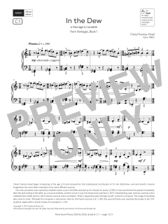 In the Dew (Grade 8, list C1, from the ABRSM Piano Syllabus 2025 & 2026) (Download) 